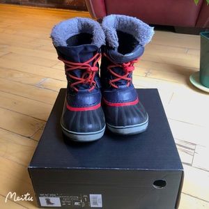 SOREL Yoot Pac Nylon Kids Youth Winter Boots Youth Size 1